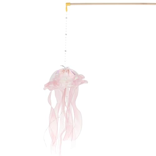 KIXZSAZ Bunte Quallenlampe, tragbar, für Schlafzimmerdekoration, satte Farben, Quallenlicht, Dekor, Quallen Nachtlicht, Lichtlampe, Rosa, 1 Stück, 18 Zoll KIXZSAZ Bunte Quallenlampe, tragbar, für Schlafzimmerdekoration, satte Farben, Quallenlicht, Dekor, Quallen Nachtlicht, Lichtlampe, Rosa, 1 Stück, 18 Zoll von KIXZSAZ