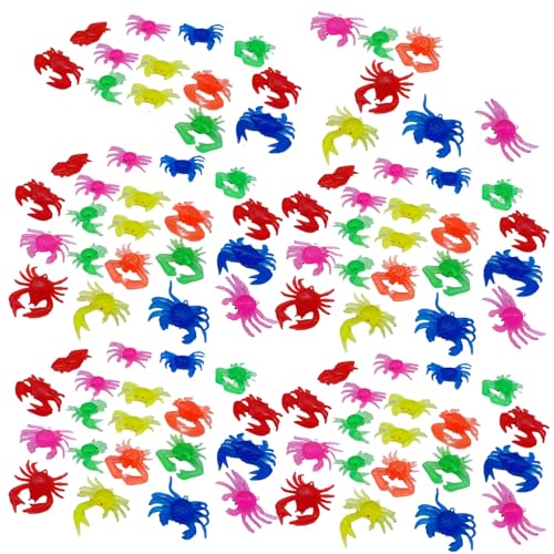 100Pcs Realistische Kleine Fisch Figur Modell Spielzeug Gummi Marine Fisch Modelle Figur Für Bildungs ​​Zwecke Party Dekore von KJDKNC