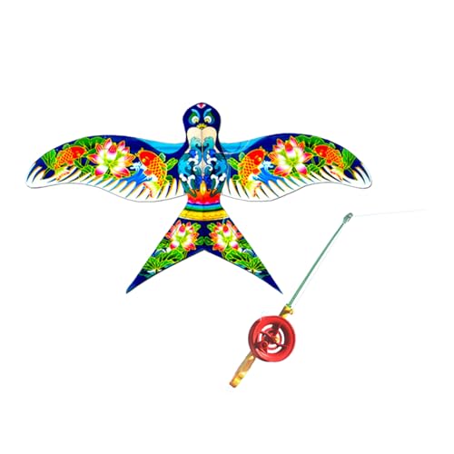 Mikrodynamische Flügeldrachen Mit Angelrutenschnur Dynamische Drachen Winddrachen Fliegendes Spielzeug Für Kinder EasyFly Drachen Outdoor Spielzeug von KJDKNC