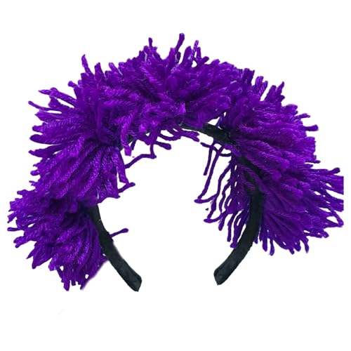 Patriotische Paraden Stirnband Für Erwachsene Kinder Dreifarbige Pompons Hairhoop Musik Festival Requisiten Hairhoop Cosplay Zubehör von KJDKNC