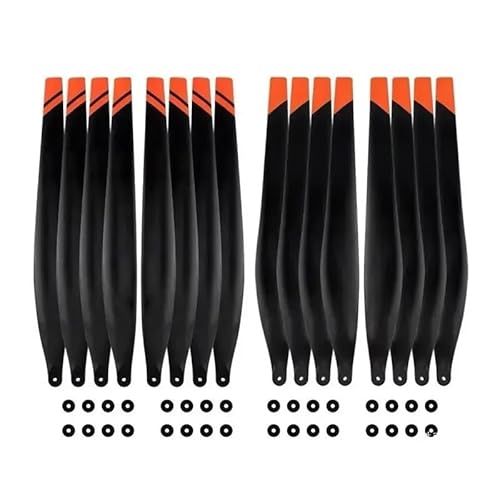 KJGVCENK 16 STÜCKE for D-JI T40 T50 Teile Landwirtschaftsdrohne Hochwertiger Klapppropeller aus Kohlefaser CW CCW Propellerblätter Drohnenzubehör(16PCS High Carbon) von KJGVCENK