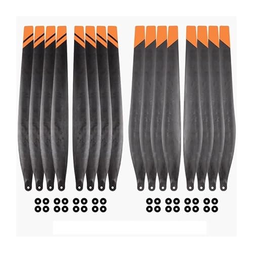 KJGVCENK 16Pcs T40/T50 Serie Landwirtschaft Drone Teil Folding Hohe Carbon Propeller CW CCW Propeller Drone Zubehör(16 pcs-High Carbon) von KJGVCENK