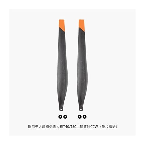 KJGVCENK 2 Teile/Satz T20P/T40/T50 Serie Landwirtschaft Drone Teile Klapp Hohe Carbon Propeller CW CCW Propeller Drone Zubehör(5413 CCW-High Carbon) von KJGVCENK