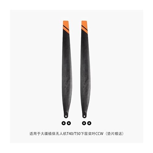 KJGVCENK 2 Teile/Satz T20P/T40/T50 Serie Landwirtschaft Drone Teile Klapp Hohe Carbon Propeller CW CCW Propeller Drone Zubehör(5415 CCW-High Carbon) von KJGVCENK