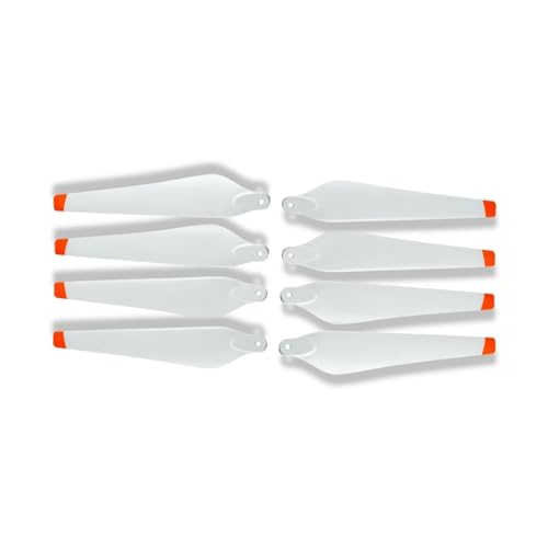 KJGVCENK 8 stücke 3390 Carbon Fiber Kunststoff Sonnenschutz Weiß Drone Propeller for D-JI T10/T16/T20 Landwirtschaft Anlage Drone Ersatzteile(8PCS with Clip) von KJGVCENK