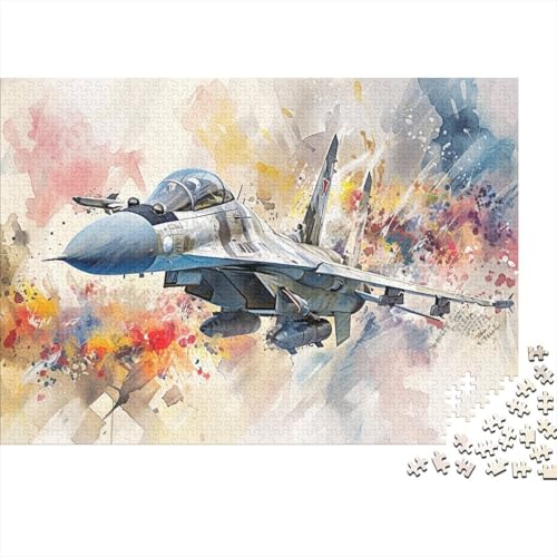 Le Krieger Flugzeug Premium 1000 Teile für Erwachsene, Puzzles Spielzeug für Erwachsene, Familie, Wanddekoration, Puzzlespiele, Stimulierung, Ameisen, Lernen, für Erwachsene, von KJZQVBDIP