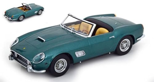 KK-Scale Ferrari 250 GT California Spyder 1960 Metal Green 1:18 Modell, Auto, Sammler, Autofans, Hobbyisten (ab 14 Jahren) von KK-Scale