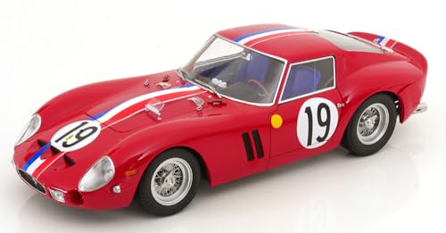 KK Scale KKDC120125 - Ferrar. 250 GTO #19 2nd Place 24H Le Mans 1962 - maßstab 1/12 - Modellauto von KK-Scale