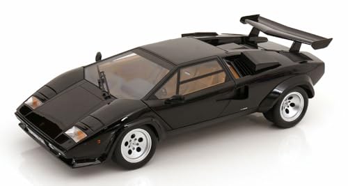 KK Scale KKDC120143 - Lamborghin. Countach LP 5000S QV Black 1985 - maßstab 1/12 - Modellauto von KK Scale