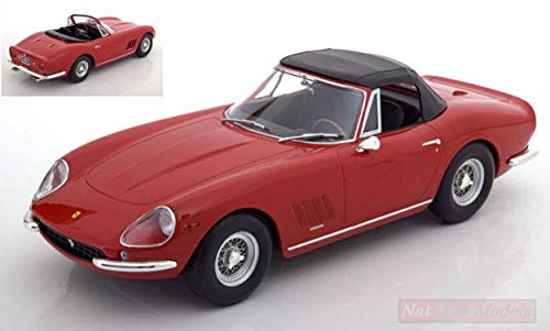 KK Scale KKDC180234 Ferrari 275 GTB4 Nart Spyder 1967 RED 1:18 DIE CAST Model von KK-Scale