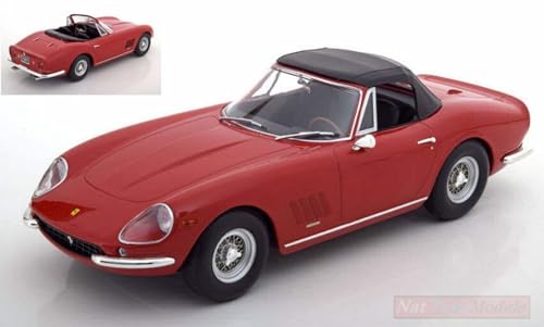 KK Scale KKDC180234 Ferrari 275 GTB4 Nart Spyder 1967 RED 1:18 DIE CAST Model von KK Scale