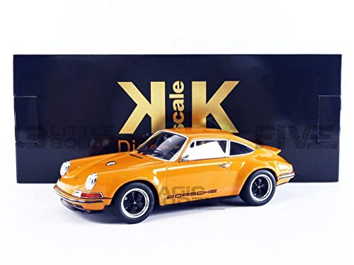 KK Scale KKDC180443 - Porsc. Singer 911 Coupe Orange - maßstab 1/18 - Sammlerstück Miniatur von KK-Scale