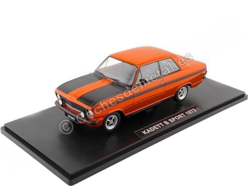 KK-Scale KKDC180645 - Opel Kadett B Sport Red & Black 1973 - maßstab 1/18 - Sammlerstück Miniatur von KK Scale