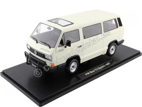 KK Scale KKDC180962 Volks. Bus T3 Syncro White 1987 - maßstab 1/18 - Sammlerstück Miniatur von KK Scale