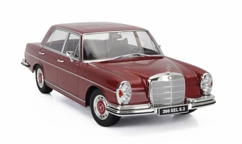 KK Scale KKDC181215 - Mercede. 300 Sel 6.3 W109 Red Metallic 1967-1972 - maßstab 1/18 - Modellauto von KK Scale