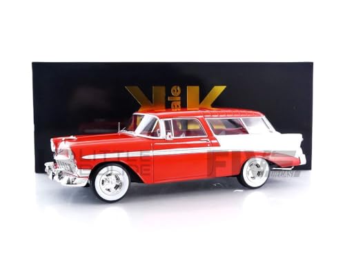 KK Scale KKDC181291 - Chevrole. Bel Air Nomad Custom Hellrot & Weiß 1956 - maßstab 1/18 - Modellauto von KK-Scale