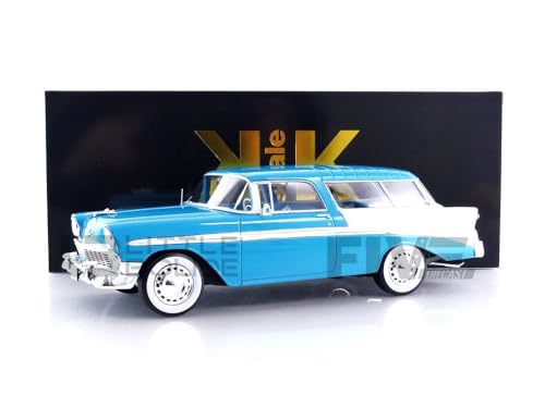 KK Scale KKDC181292 - Chevrole. Bel Air Nomad Custom Türkis & Weiß 1956 - maßstab 1/18 - Modellauto von KK-Scale