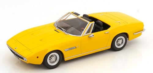 KK Scale KKDC181303 - Maserat. Ghibli Spyder Yellow with Spoke Rims 1970 - maßstab 1/18 - Modellauto von KK-Scale