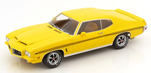 KK Scale KKDC181354 - Pontiac Lemans GTO Yellow 1972 - maßstab 1/18 - Modellauto von KK Scale