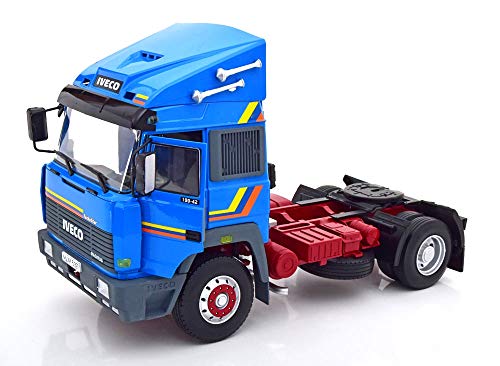 KK-Scale LKW Modell Kompatibel Mit Iveco Turbo Star 1988 Blau 1:18 RK180072 von KK-Scale