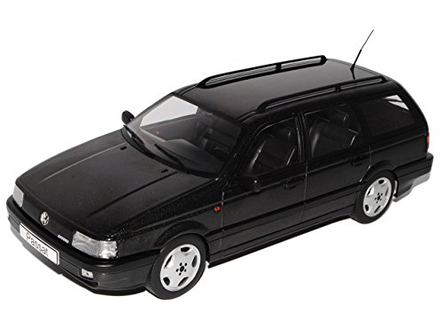 KK-Scale Volkwagen Passat B3 VR6 Variant Schwarz 1988-1993 1/18 Modell Auto mit individiuellem Wunschkennzeichen von KK-Scale