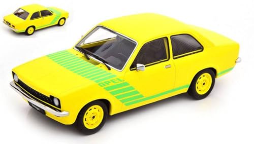 Modell in Maßstab kompatibel mit Opel Kadett C Swinger 1973 Gelb/Grün 1:18 KK Scale KKDC180673 von KK-Scale