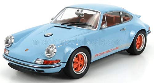 NEW KK Scale KKDC180441 Singer 911 Coupe Light Blue 1:18 MODELLINO DIE CAST Model von KK-Scale