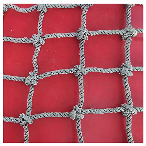 KKIH Kletternetz für Kinder,Kletternetz für Baumhaus,Kletterzubehör,kann für Treppen, Balkon, Fenster, Geländer, Frachtnetz, Spielgeräte verwendet Werden (Color : 6mm-10cm, Size : 1X2m/3.3X6.6ft) von KKIH