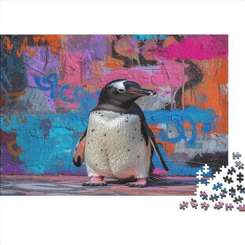 Pinguin 1000 Teile Puzzle, Puzzles Für Erwachsene, 1000 Teile Puzzlespiel Für Jugendliche & Erwachsene Puzzlespiel Puzzel 1000pcs (75x50cm) von KKLOSDXERT