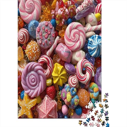 Süßigkeiten Puzzlespiel 1000 Teile Erwachsene -Puzzle 1000 Stück Spiel Puzzles Für Erwachsene Kinder Puzzle Erwachsenen Puzzlespiel Puzzel 1000pcs (75x50cm) von KKLOSDXERT