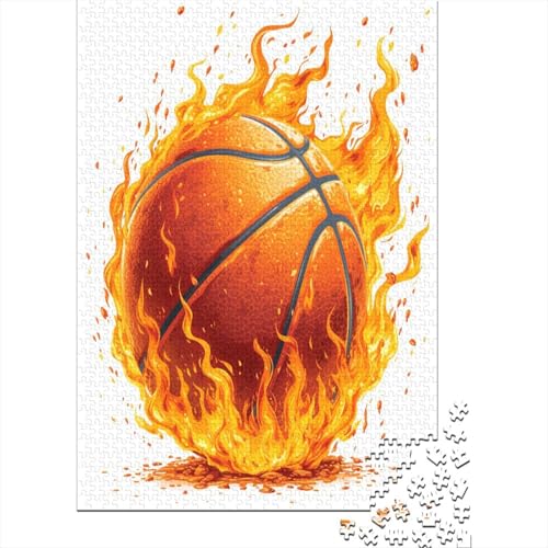 Basketball Puzzlespiel 1000 Teile Puzzle Für Erwachsene Und Kinder Ab 14 Jahren, Erwachsenen Puzzlespiel Puzzel 1000pcs (75x50cm) von KKOLASXZE