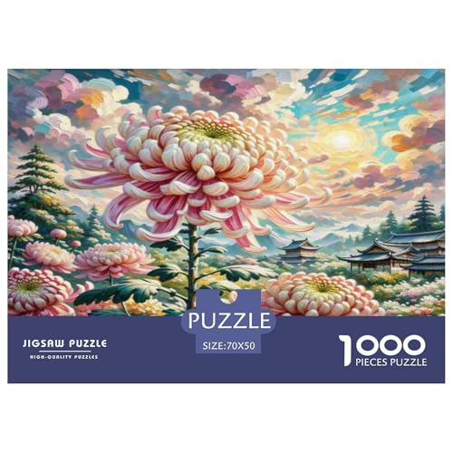 Chrysanthemen Puzzle 1000 Teile Schwer Puzzle Spielzeug Lernspiel Impossible Herausforderungsspielzeug Für Erwachsene Und Kinder Ab 14 Jahren 70x50cm/1000pcs Chrysanthemen Puzzle 1000 Teile Schwer Puzzle Spielzeug Lernspiel Impossible Herausforderungsspielzeug Für Erwachsene Und Kinder Ab 14 Jahren 70x50cm/1000pcs von KKOLASXZE