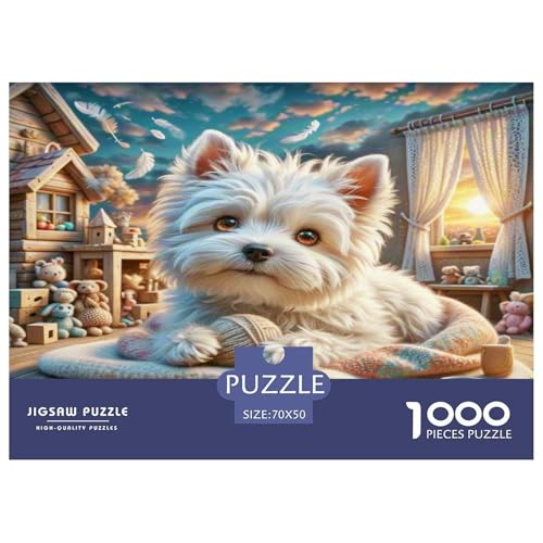 Der Dichtungyham Terrier Puzzle 1000 Teile Schwer Puzzle Spielzeug Lernspiel Impossible Herausforderungsspielzeug Für Erwachsene Kinder 70x50cm/1000pcs Der Dichtungyham Terrier Puzzle 1000 Teile Schwer Puzzle Spielzeug Lernspiel Impossible Herausforderungsspielzeug Für Erwachsene Kinder 70x50cm/1000pcs von KKOLASXZE