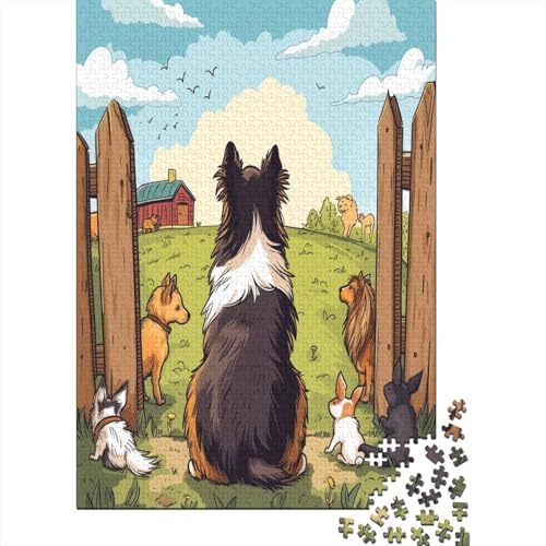 Deutsche Schäferhunde Puzzle 1000 Teile Erwachsene Puzzles Für Erwachsene Klassische Puzzles 1000 Teile Erwachsene Puzzlespiel Schwer Pädagogisches Spielzeug Erwachsene Kinder Puzzel 1000pcs (75x50cm) von KKOLASXZE