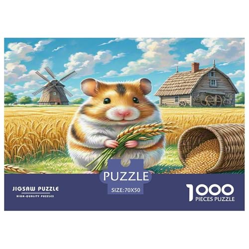 Djungarischer Hamster Puzzles 1000 Teile Schwer Puzzle Spielzeug Lernspiel Impossible Herausforderung Spielzeug Für Erwachsene Und Kinder Ab 12 Jahren 70x50cm/1000pcs Djungarischer Hamster Puzzles 1000 Teile Schwer Puzzle Spielzeug Lernspiel Impossible Herausforderung Spielzeug Für Erwachsene Und Kinder Ab 12 Jahren 70x50cm/1000pcs von KKOLASXZE