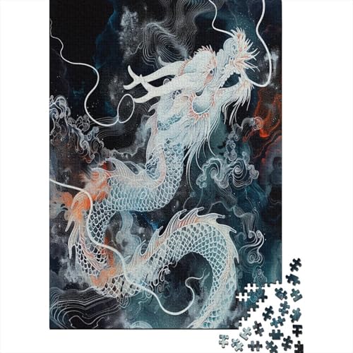 Drache Puzzle 1000 Teile Erwachsener Kniffel Spaß Für Die Ganze Familie - Abwechslungsreiche 1000 Puzzleteilige Motive Puzzlespiel Erwachsene, Puzzel 1000pcs (75x50cm) von KKOLASXZE