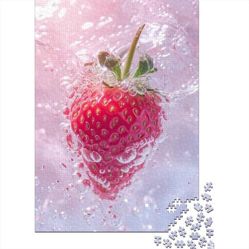 Erdbeere Puzzle 1000 Teile Puzzle Für Erwachsene Und Kinder Ab 14 Jahren Puzzel 1000pcs (75x50cm) von KKOLASXZE