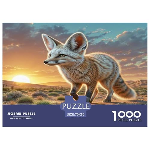 Fennec Fuchs Puzzles 1000 Teile Schwer Puzzle Spielzeug Pädagogisches Spiel Impossible Herausforderungsspielzeug Für Erwachsene Kinder 70x50cm/1000pcs Fennec Fuchs Puzzles 1000 Teile Schwer Puzzle Spielzeug Pädagogisches Spiel Impossible Herausforderungsspielzeug Für Erwachsene Kinder 70x50cm/1000pcs von KKOLASXZE