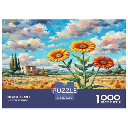 Gerbera Puzzle 1000 Teile Schwer Puzzle Spielzeug Lernspiel Impossible Herausforderungsspielzeug Für Erwachsene Und Kinder Ab 14 Jahren 70x50cm/1000pcs Gerbera Puzzle 1000 Teile Schwer Puzzle Spielzeug Lernspiel Impossible Herausforderungsspielzeug Für Erwachsene Und Kinder Ab 14 Jahren 70x50cm/1000pcs von KKOLASXZE