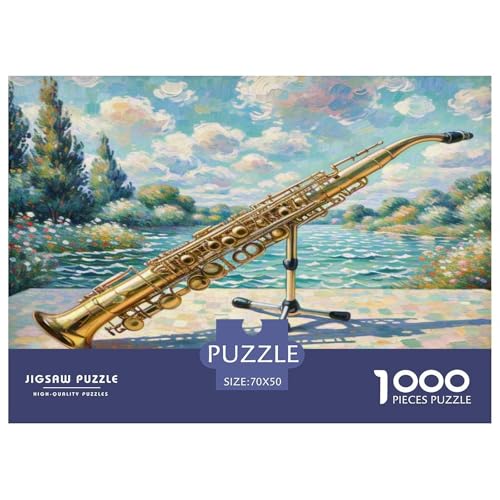 Klarinette Puzzle 1000 Teile Schwer Puzzle Spielzeug Pädagogisches Spiel Impossible Herausforderungsspielzeug Für Erwachsene Kinder 70x50cm/1000pcs Klarinette Puzzle 1000 Teile Schwer Puzzle Spielzeug Pädagogisches Spiel Impossible Herausforderungsspielzeug Für Erwachsene Kinder 70x50cm/1000pcs von KKOLASXZE