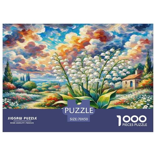 Lilie of The Valley Puzzles 1000 Teile Schwer Puzzle Spielzeug Lernspiel Impossible Herausforderung Spielzeug Für Erwachsene Kinder 70x50cm/1000pcs Lilie of The Valley Puzzles 1000 Teile Schwer Puzzle Spielzeug Lernspiel Impossible Herausforderung Spielzeug Für Erwachsene Kinder 70x50cm/1000pcs von KKOLASXZE