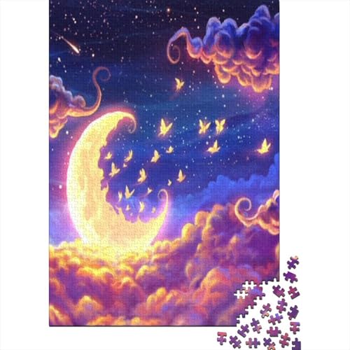 Mond 1000 Teile Puzzle Für Erwachsene Und Kinder Ab 14 Jahren Puzzel 1000pcs (75x50cm) von KKOLASXZE