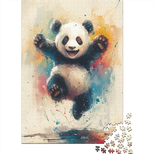 Riesenpanda 1000 Teile,Impossible Puzzle,GesKükenlichkeitsspiel Für Die Ganze Familie, Erwachsenen Puzzlespiel Puzzel 1000pcs (75x50cm) von KKOLASXZE