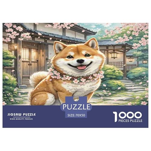 Shiba Inu Puzzle 1000 Teile Schwer Puzzle Spielzeug Lernspiel Impossible Herausforderungsspielzeug Für Erwachsene Und Kinder Ab 12 Jahren 70x50cm/1000pcs Shiba Inu Puzzle 1000 Teile Schwer Puzzle Spielzeug Lernspiel Impossible Herausforderungsspielzeug Für Erwachsene Und Kinder Ab 12 Jahren 70x50cm/1000pcs von KKOLASXZE