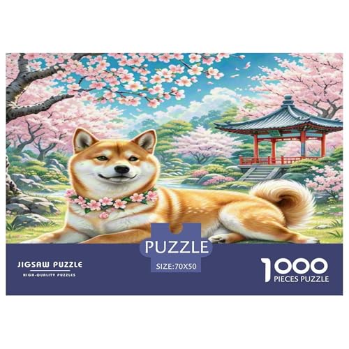 Shiba Inu Puzzles 1000 Teile Schwer Puzzle Spielzeug Pädagogisches Spiel Impossible Herausforderungsspielzeug Für Erwachsene Und Kinder in Bewährter 70x50cm/1000pcs Shiba Inu Puzzles 1000 Teile Schwer Puzzle Spielzeug Pädagogisches Spiel Impossible Herausforderungsspielzeug Für Erwachsene Und Kinder in Bewährter 70x50cm/1000pcs von KKOLASXZE