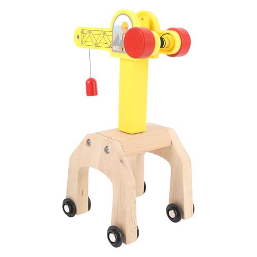 Holzkranspielzeugset Spielzeugzubehör Easy Assemble Turm Crane Playset für Kinder von KKPLZZ