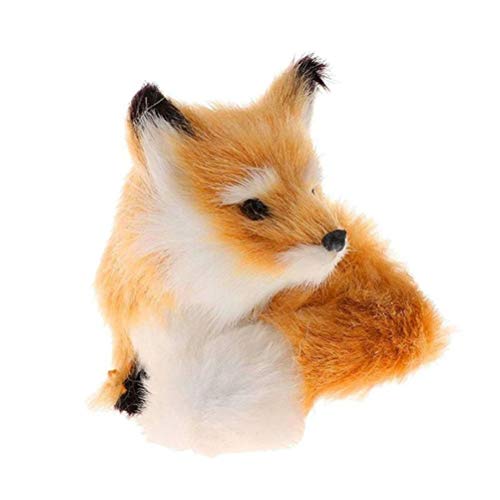 KKPLZZ Kleine Simulation Fuchs Plüschtier Niedlichen Mini Stofftier Plüsch Kleinen Sitzenden Fuchs Kinder Geburtstagsgeschenk Kinder Babys Kleinkinder Kinder von KKPLZZ