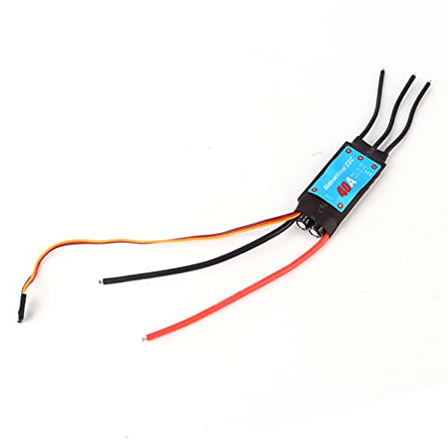 KKPLZZ One Way Brushless ESC Elektronischer Geschwindigkeitsregler RC-Schiffs-Unterwasserpropeller (40A) von KKPLZZ