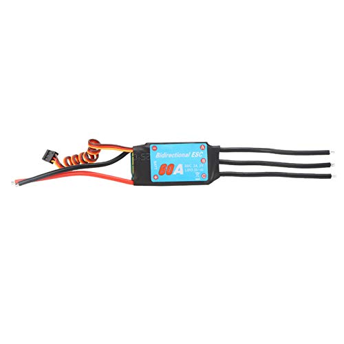 KKPLZZ One Way Brushless ESC Elektronischer Geschwindigkeitsregler RC-Schiffs-Unterwasserpropeller (60A) von KKPLZZ