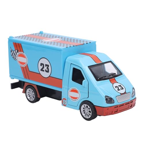 Kleines Container -LKW -Auto -Legierungs -LKW -Modell Spielzeug Interactive Play Set Fahrzeugmodell für Kinder (Blau) von KKPLZZ